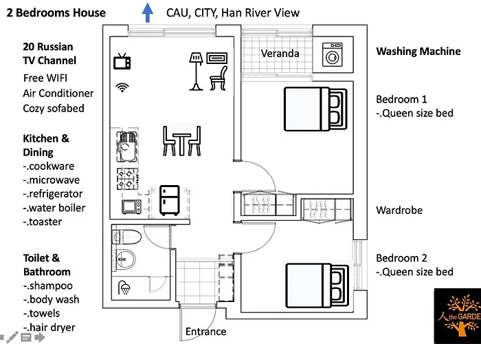 In The Garden 186 House With 2 Bedrooms Seul